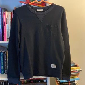 Distressed Navy A&F Sweater